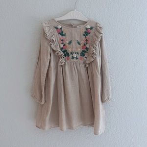 Zara Toddler Embroidered Dress